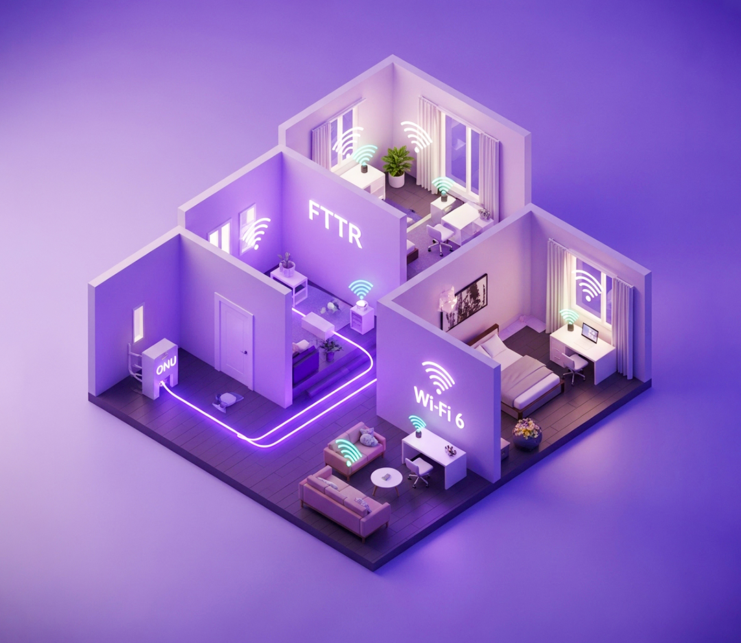 Smart Home Network Illustration